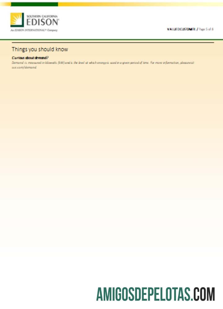 Projeto de lei de serviços públicos EDISON do sul da Califórnia, página 5, SCR modelo